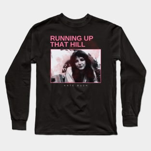 running up that hill - vintage minimalism Long Sleeve T-Shirt